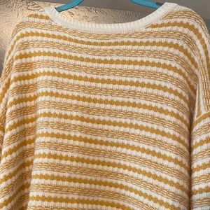 Yellow Striped Sweater